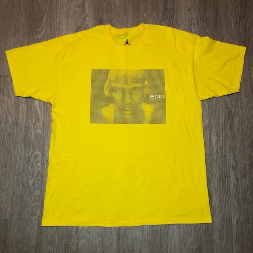 Vintage Nike Air‎ Jordan 25th Anniversary T-Shirt Yellow Black Men's Size XL